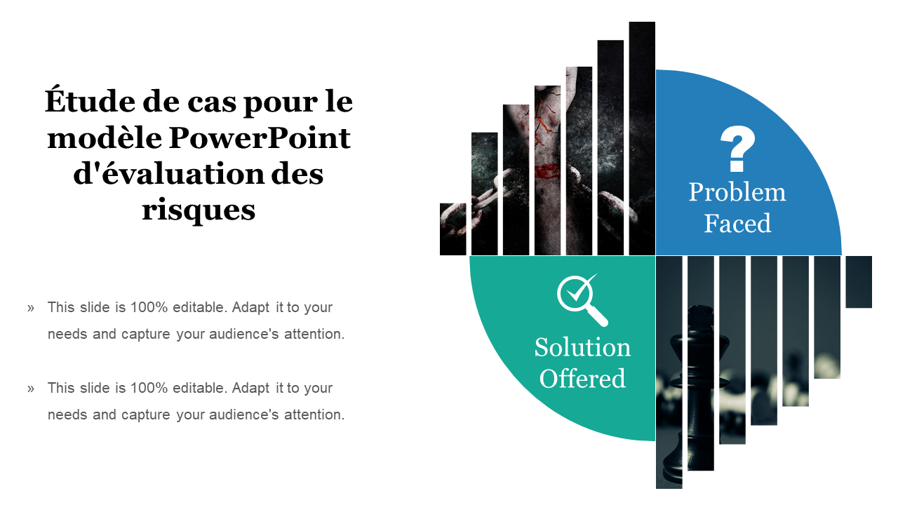 Étude de cas pour le modèle PowerPoint d'évaluation des risques Étude de cas pour le modèle PowerPoint d'évaluation des risques