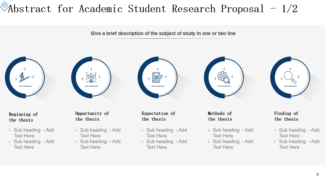 Abstract for Academic Student Research Proposal - 1/2