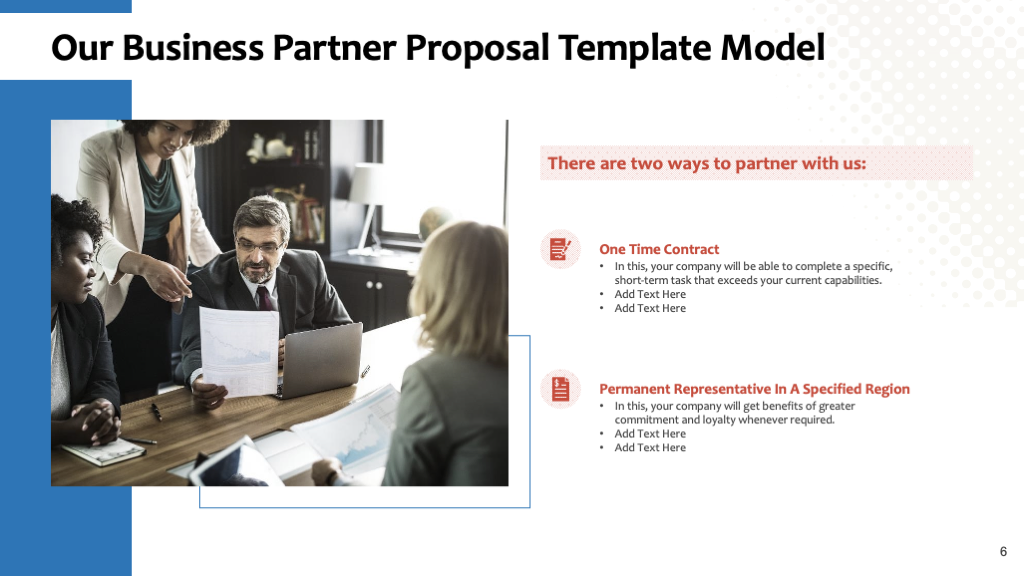 Business partner Proposal Model