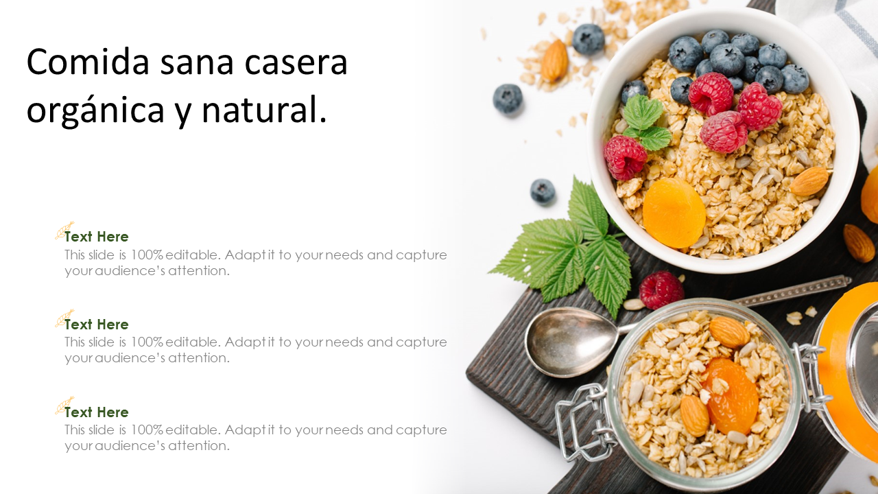 Comida sana casera orgánica y natural. Comida sana casera orgánica y natural.