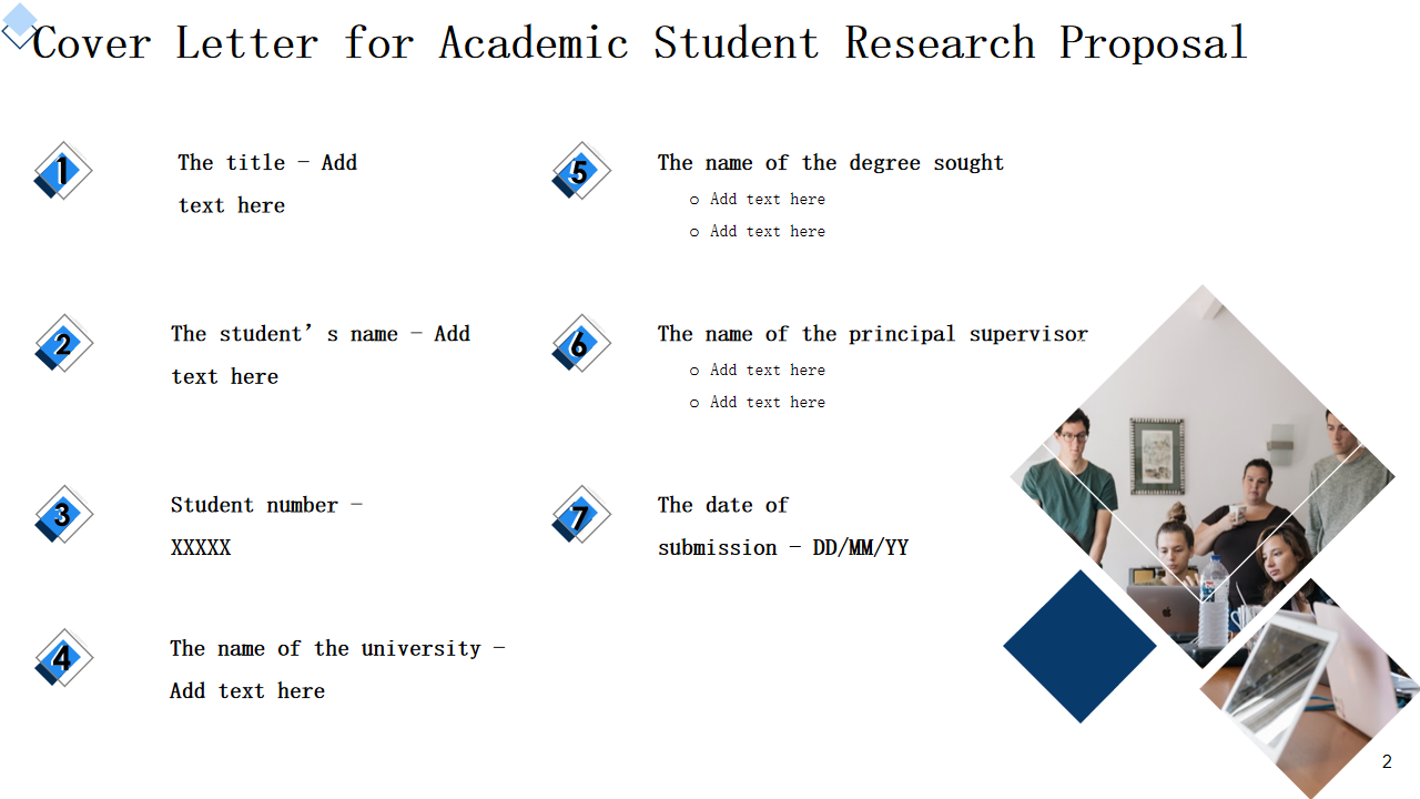 Cover Letter for Academic Student Research Proposal