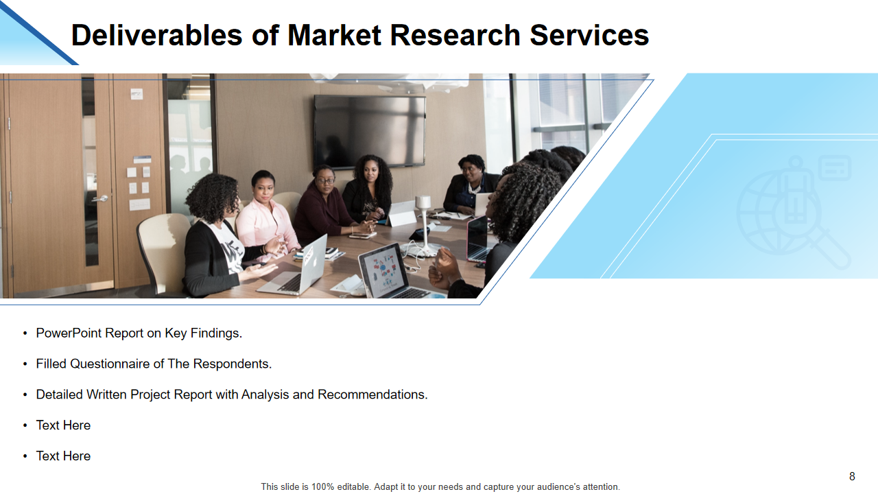 Deliverables of Market Research Services