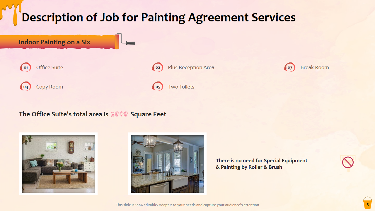 Description of Job for Painting Agreement Services