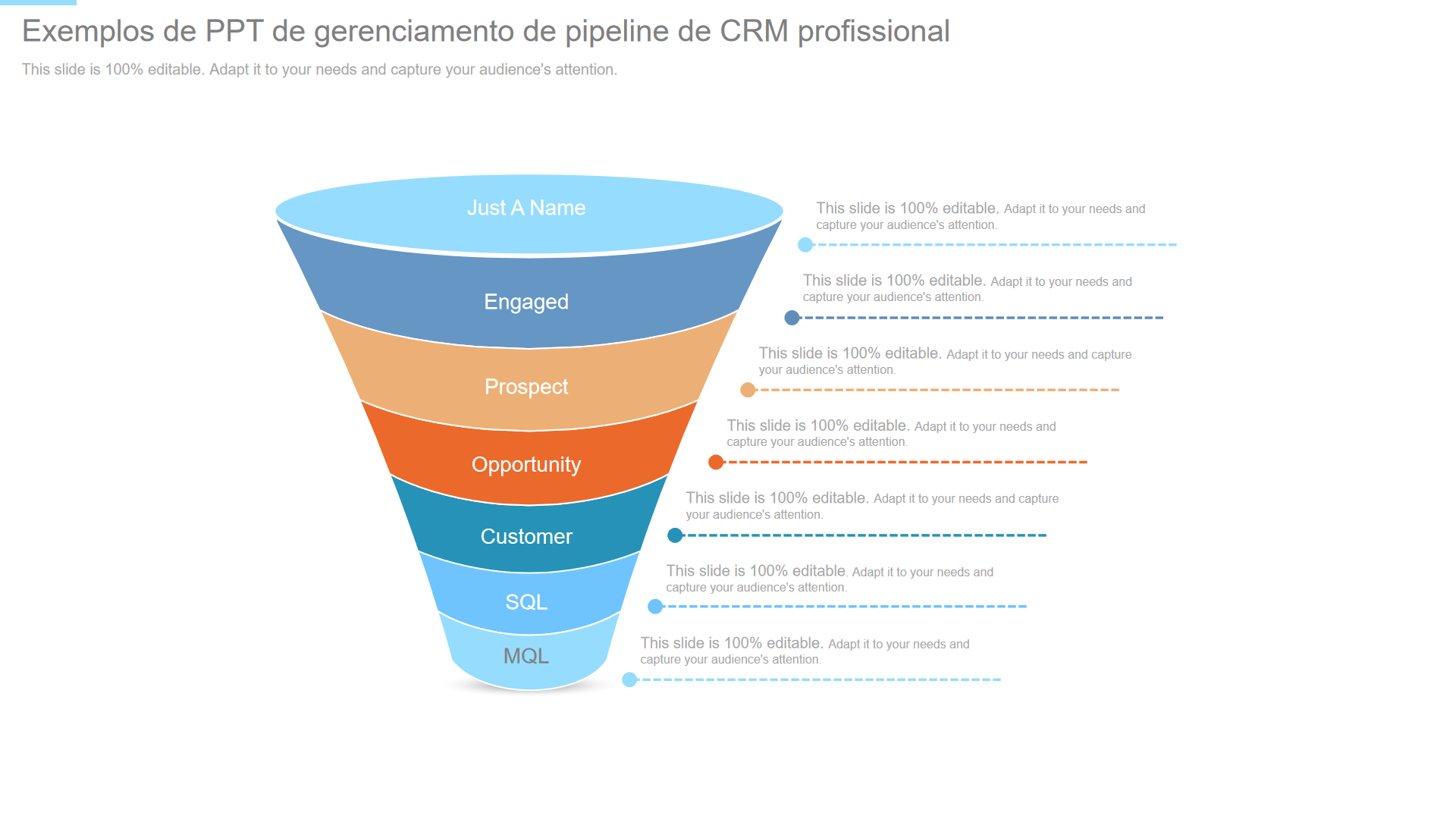Exemplos de PPT de gerenciamento de pipeline de CRM profissional Exemplos de PPT de gerenciamento de pipeline de CRM profissional