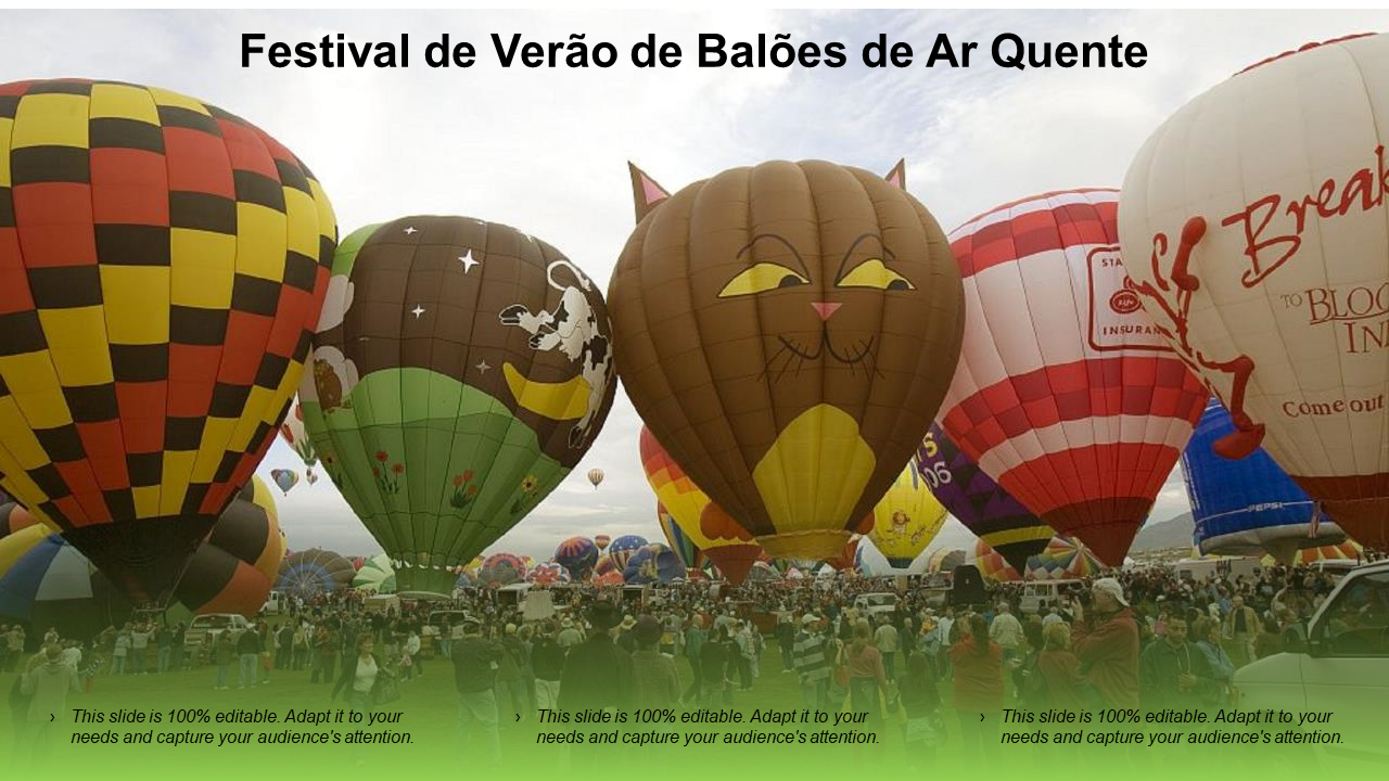 Festival de Verão de Balões de Ar Quente 