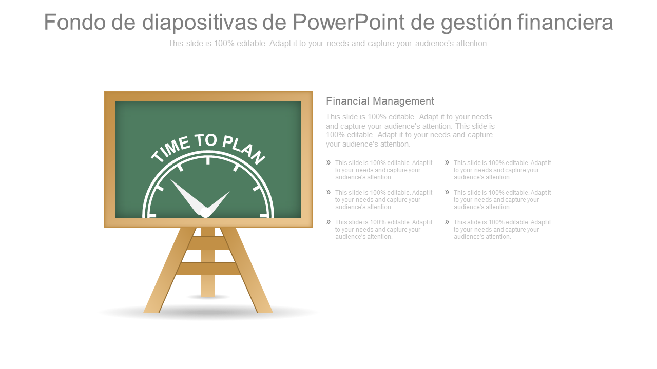 Fondo de diapositivas de PowerPoint de gestión financiera 