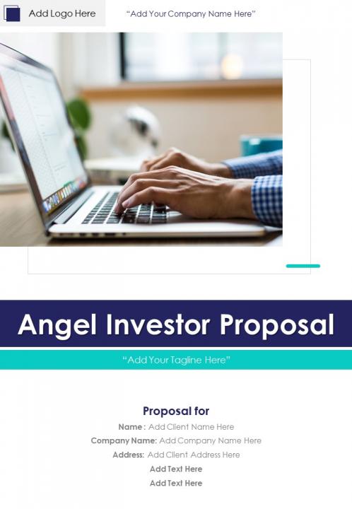 One-pager Angel Investor Proposal Template
