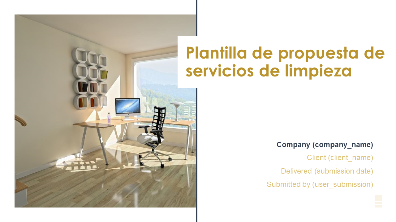 Plantilla de propuesta de servicios de limpieza 