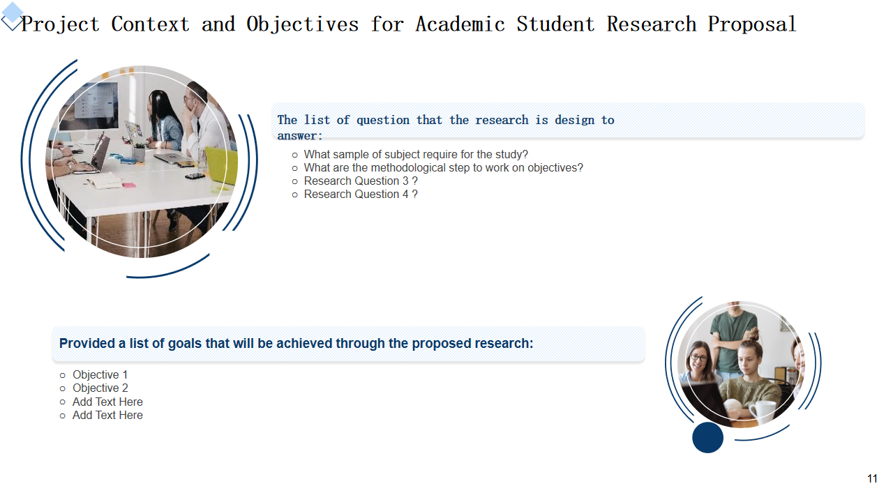 Project Context and Objectives for Academic Student Research Proposal