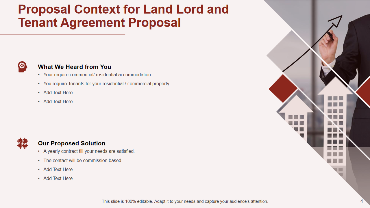 Proposal Context for Land Lord and Tenant Agreement Proposal