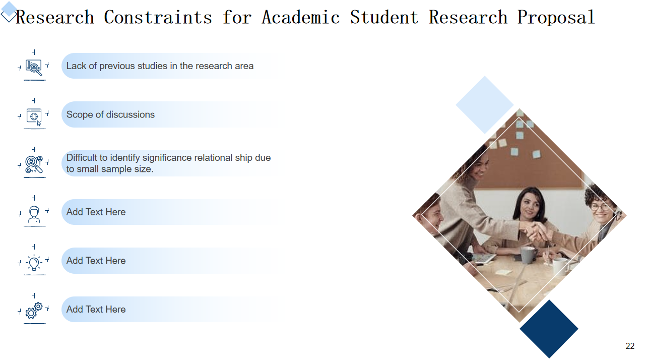 Research Constraints for Academic Student Research Proposal