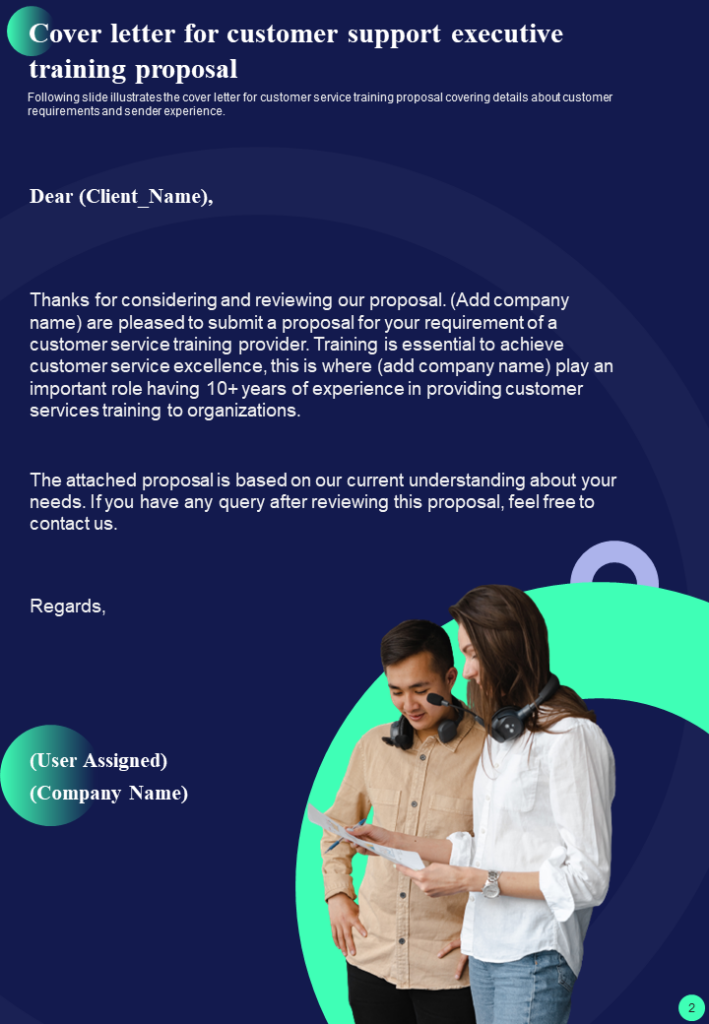 Cover Letter PPT Template