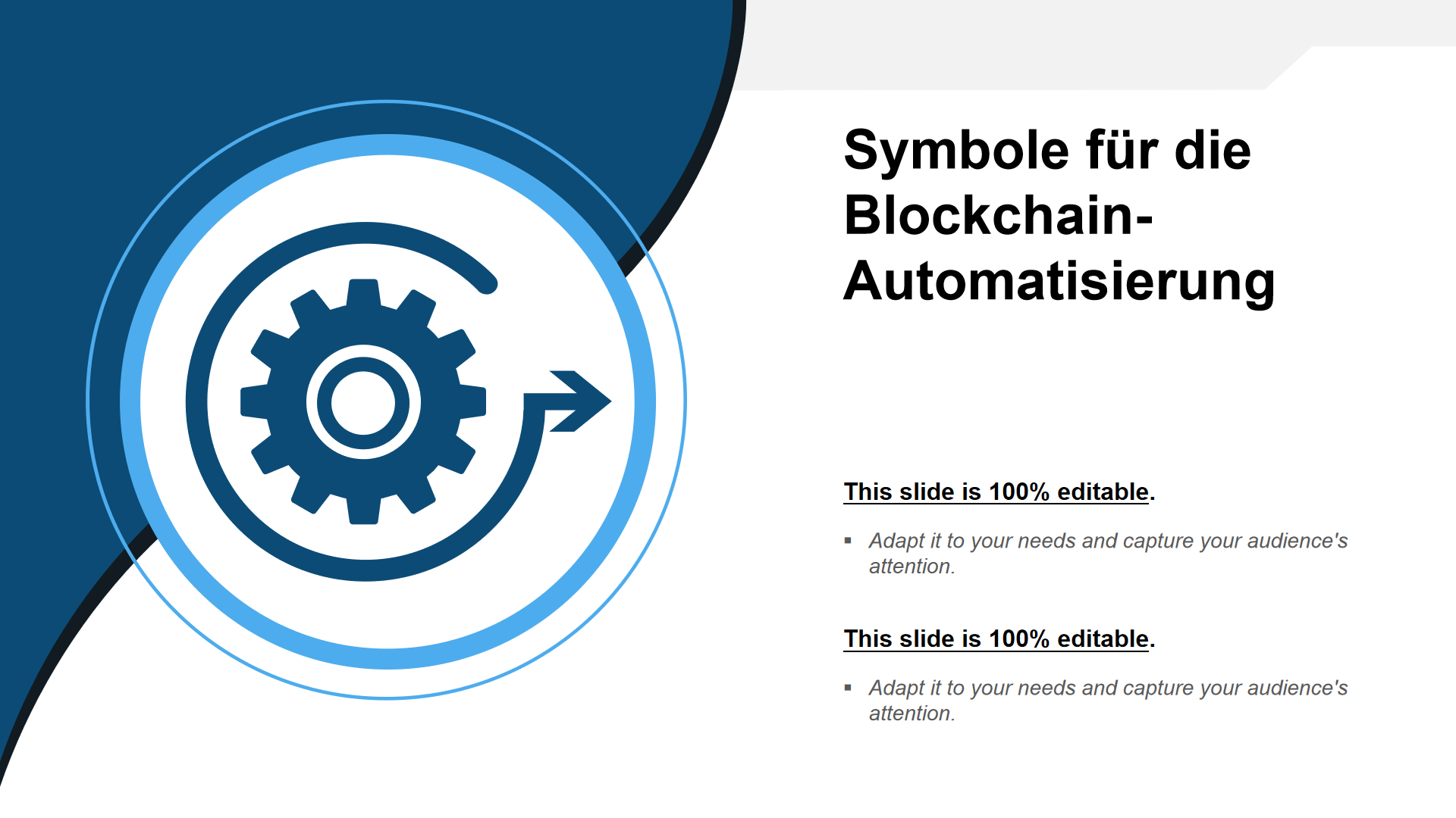 Symbole für die Blockchain-Automatisierung