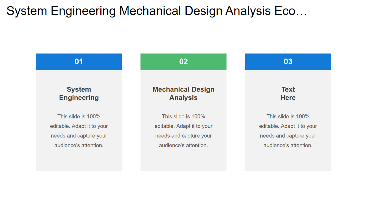 System Engineering Mechanical Design Analysis Eco…