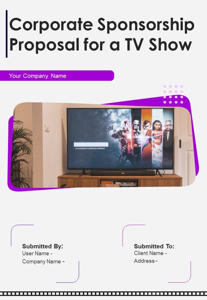 TV Show Proposal Templates