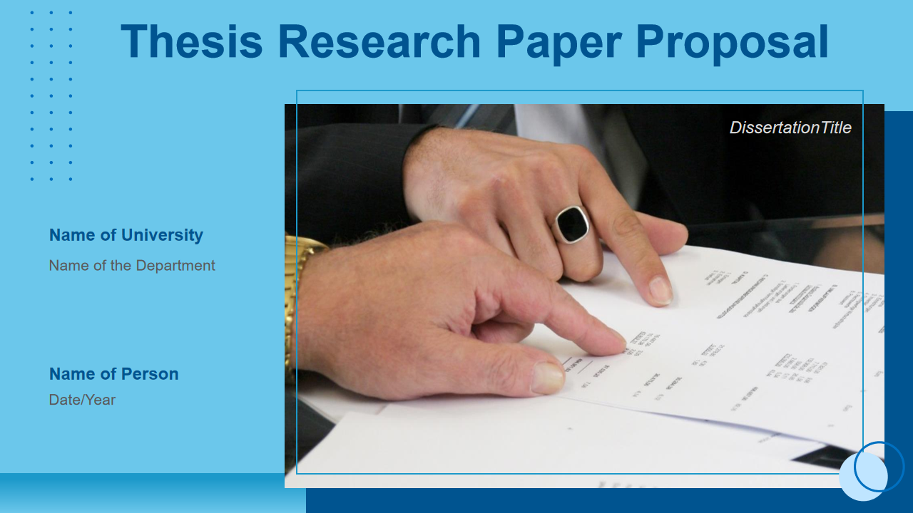 Thesis Research Paper Proposal