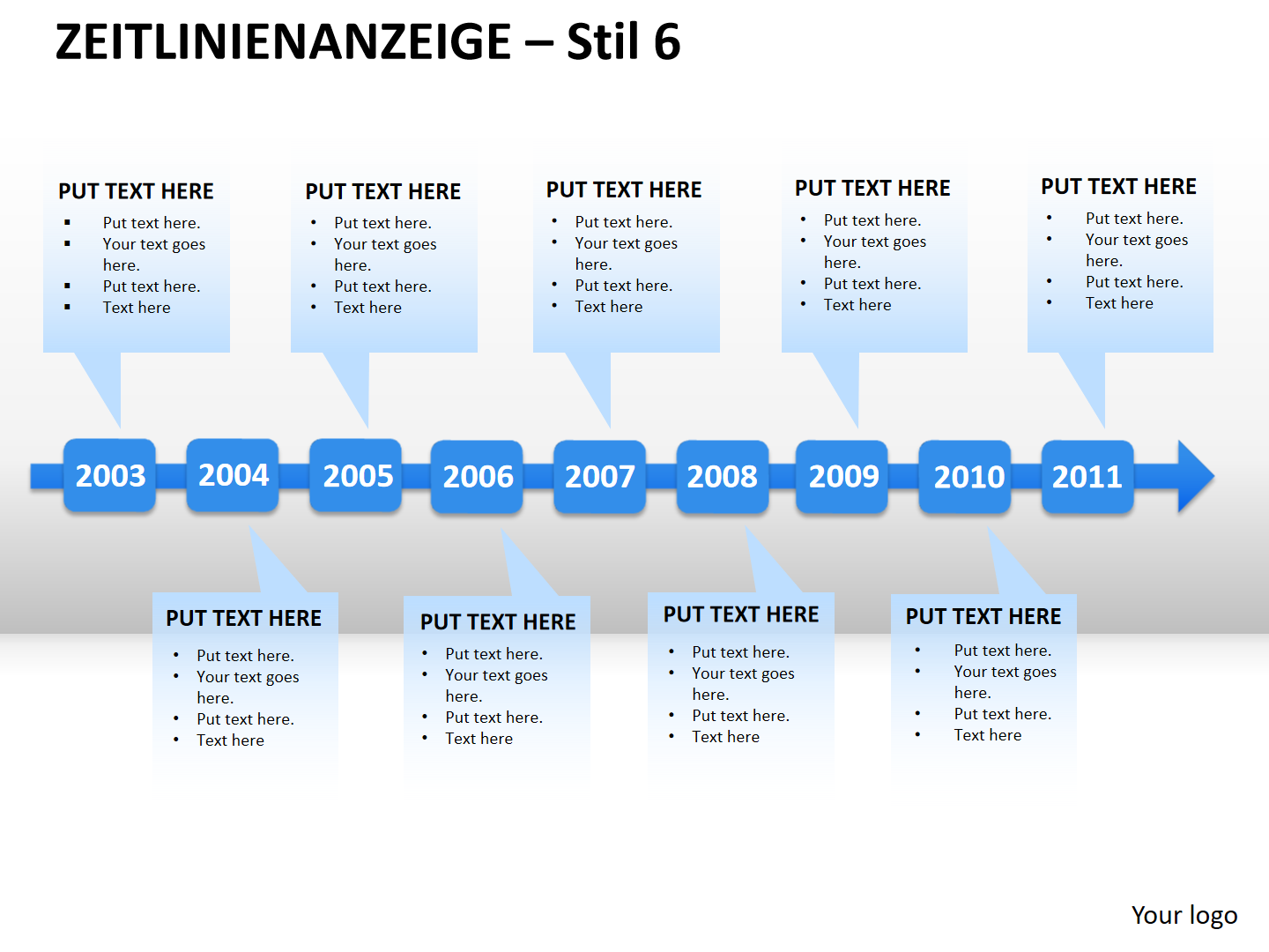 ZEITLINIENANZEIGE Stil ZEITLINIENANZEIGE Stil