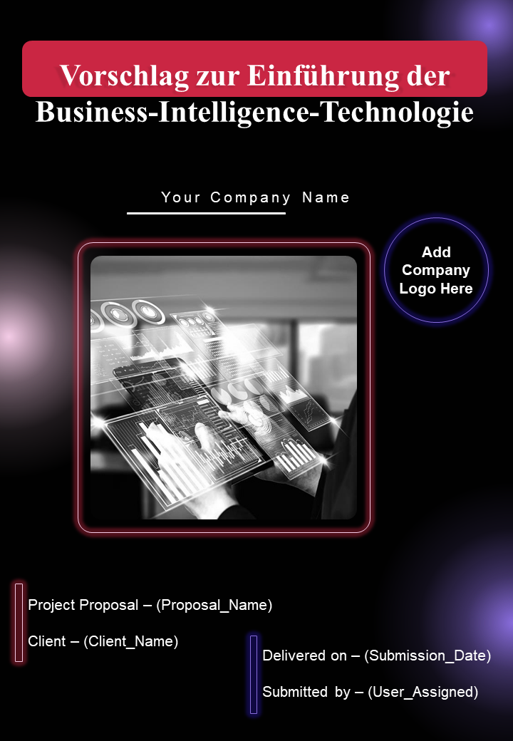 Vorschlag zur Einführung der Business-Intelligence-Technologie Vorschlag zur Einführung der Business-Intelligence-Technologie