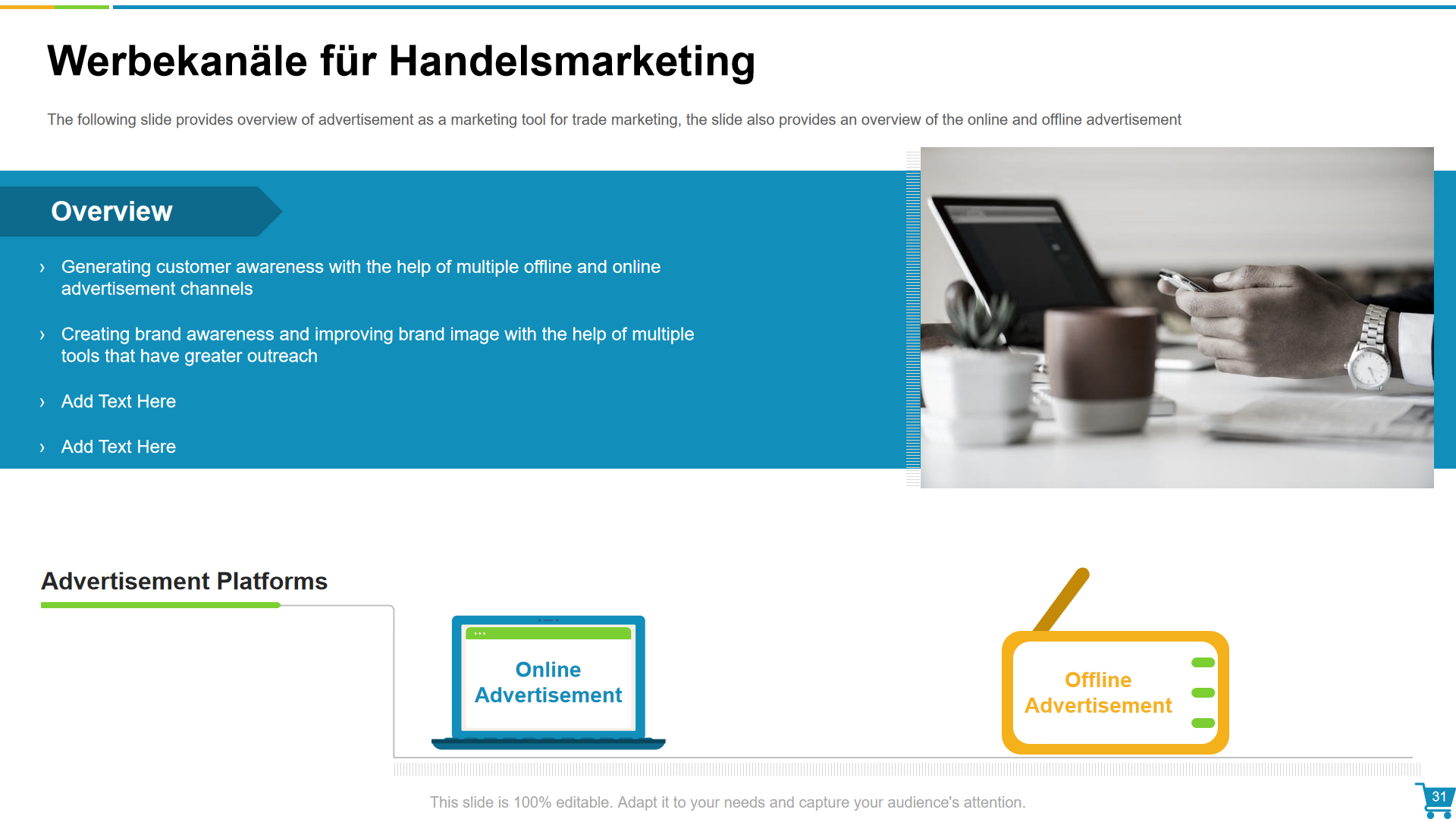 Werbekan&auml;le f&uuml;r Handelsmarketing