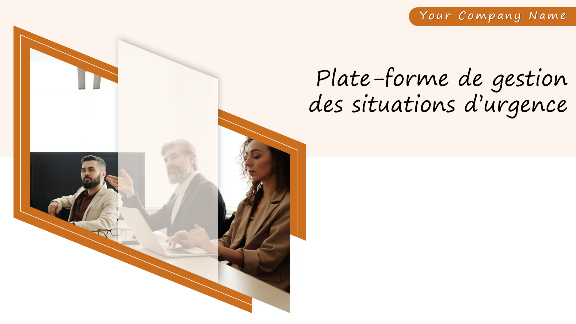 Plate-forme de gestion des situations d&rsquo;urgence