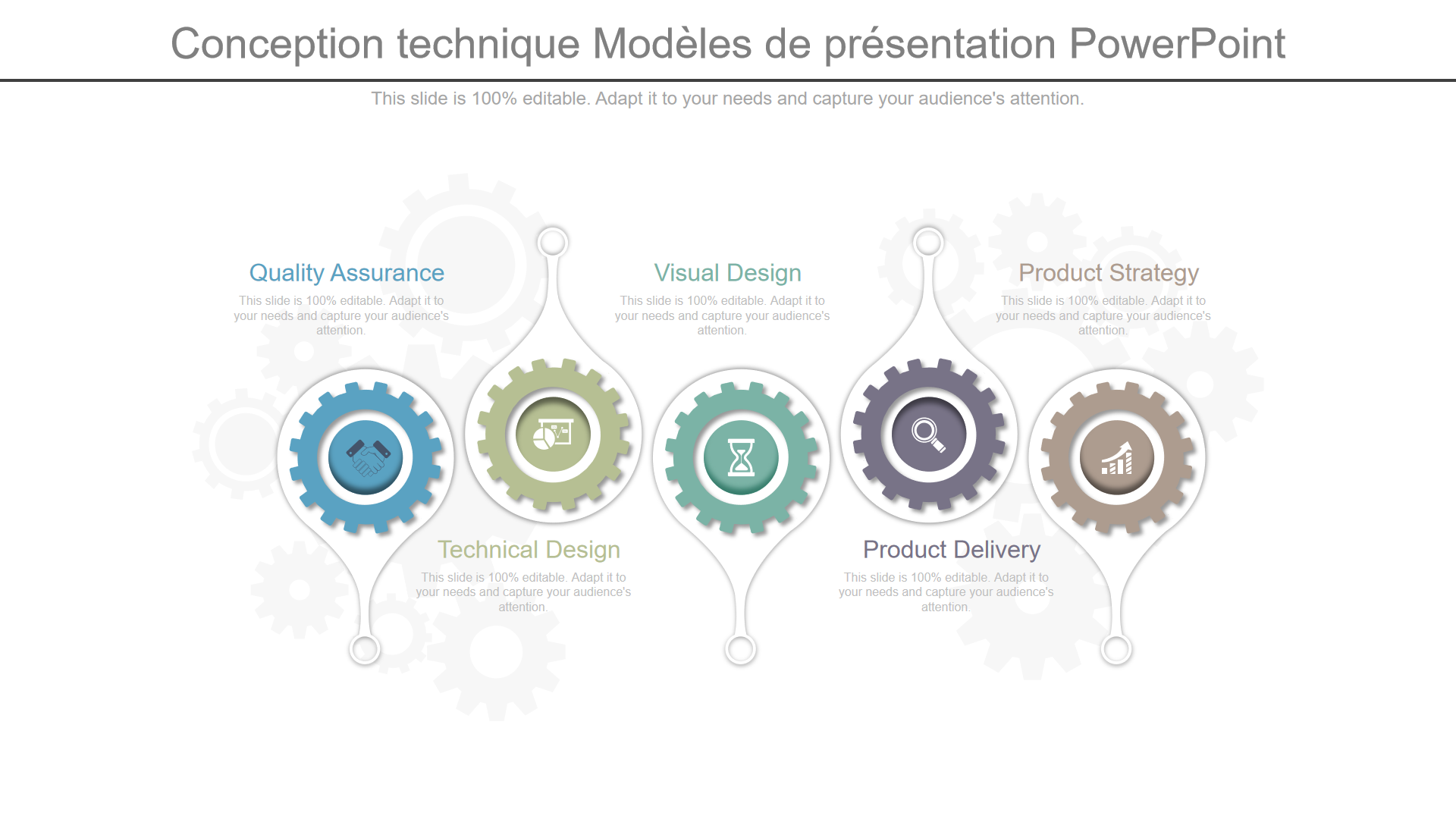 Conception technique Modèles de présentation PowerPoint