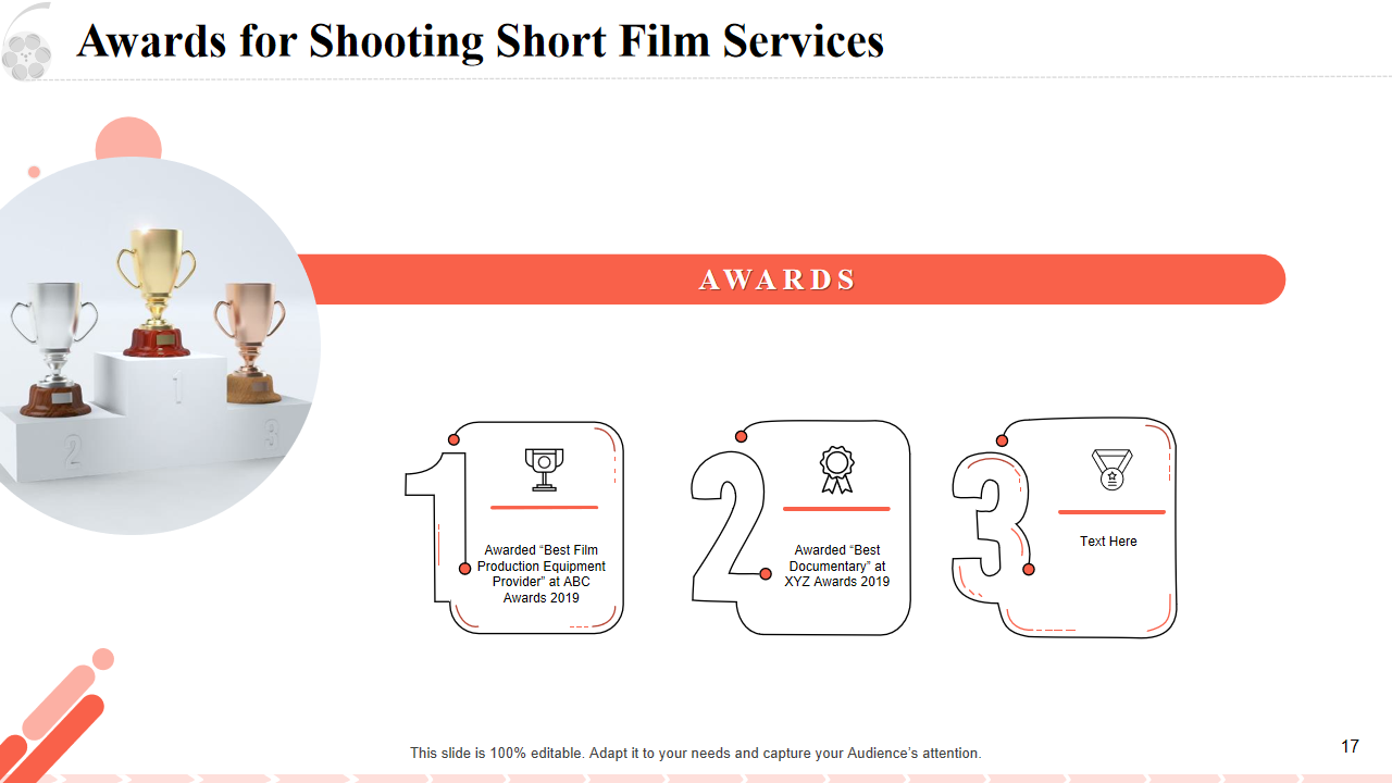 Awards for Shooting Short Film Services