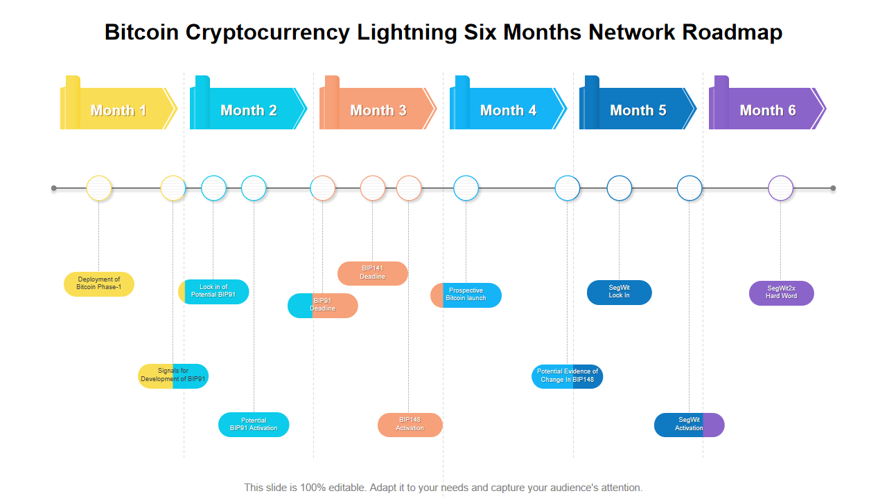 Bitcoin Cryptocurrency Lightning Six Months Network Roadmap