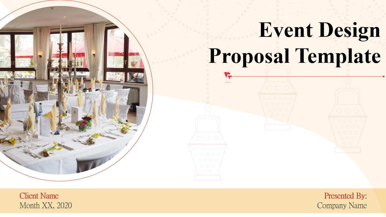 Event Design Proposal Template