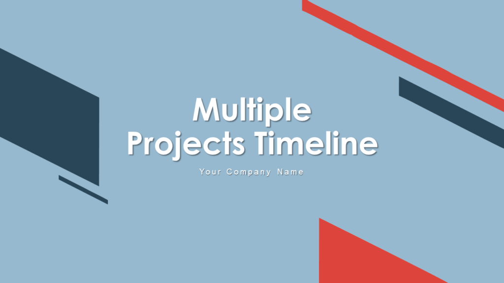 Multiple Project Timeline Template