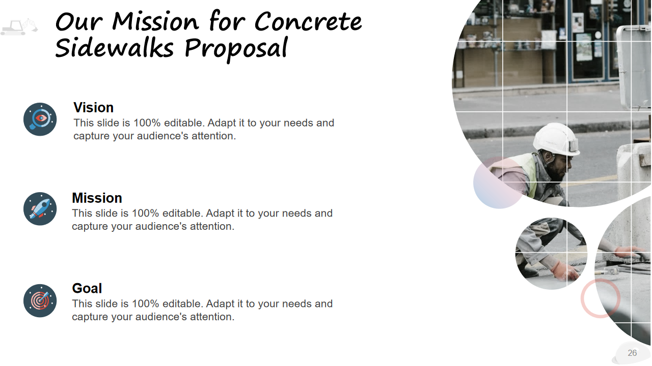 Our Mission for Concrete Sidewalks Proposal