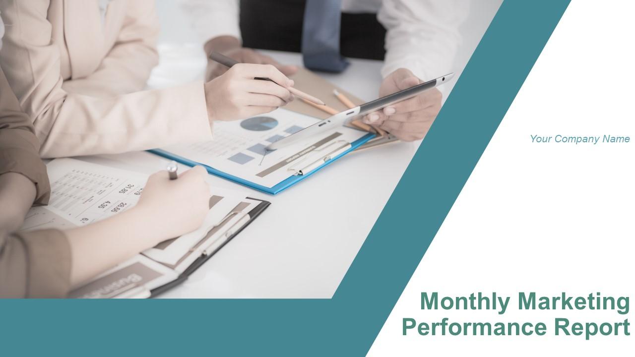 Monthly Marketing Performance Report PPT