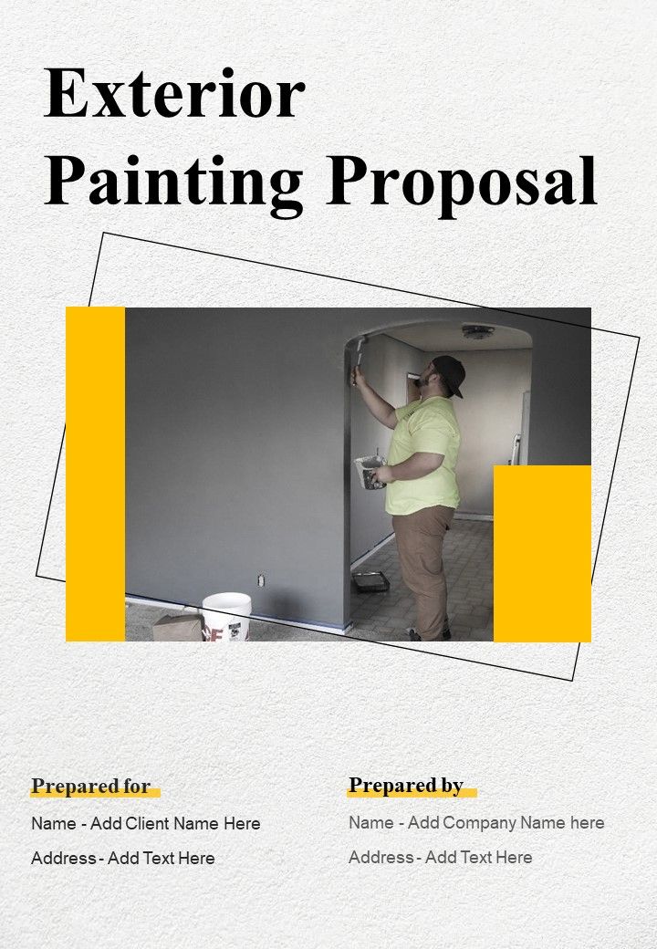 Exterior Painting Proposal Report
