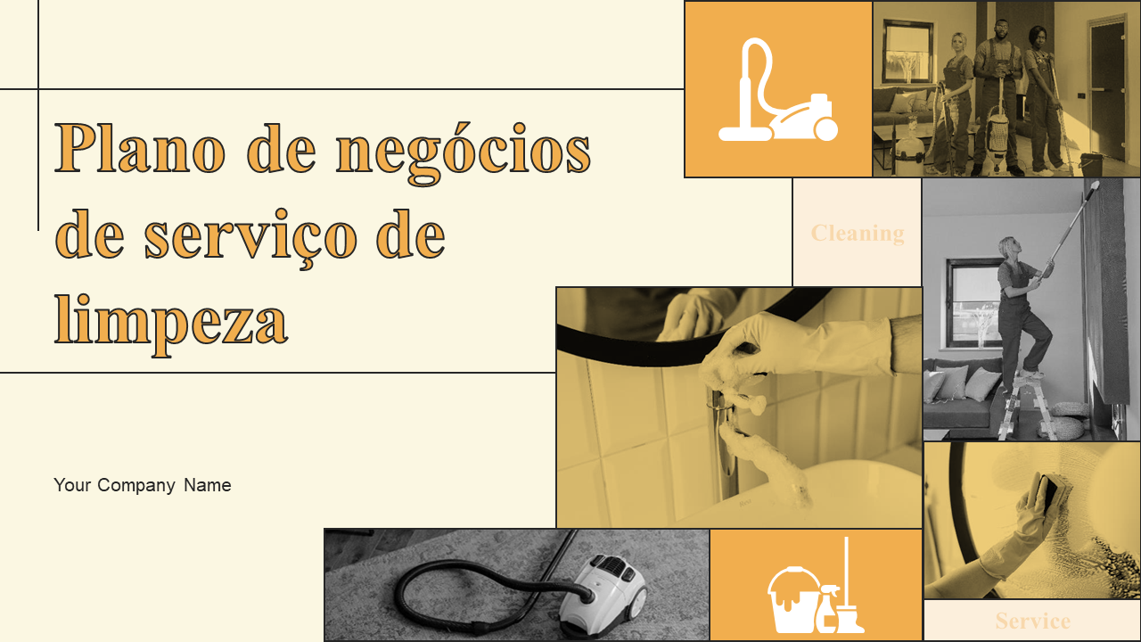 Plano de negócios de serviço de limpeza Plano de negócios de serviço de limpeza