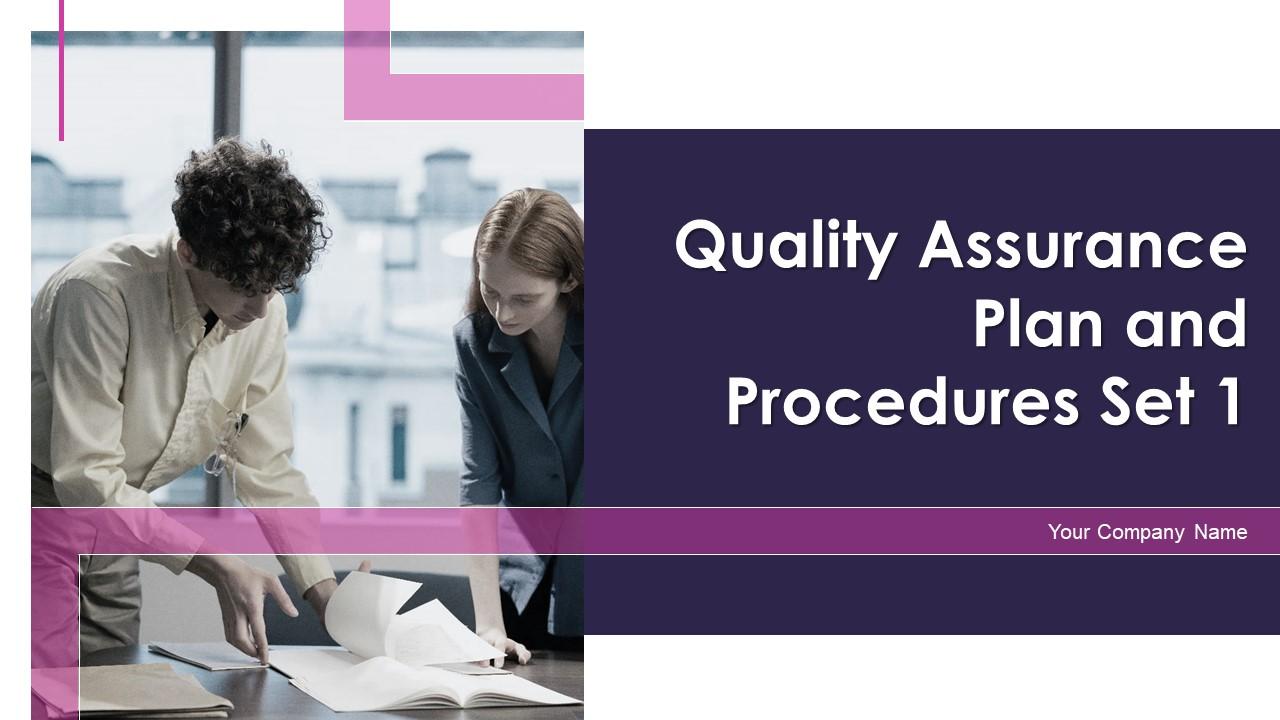 Quality Assurance Plan and Procedures PPT Template