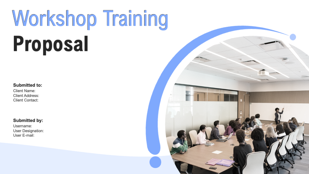 Workshop Training Proposal Presentation