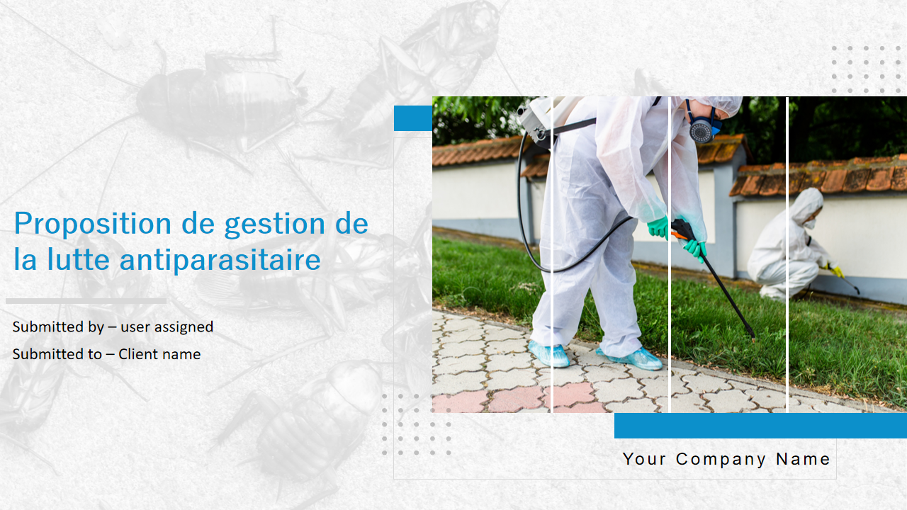 Proposition de gestion de la lutte antiparasitaire Proposition de gestion de la lutte antiparasitaire