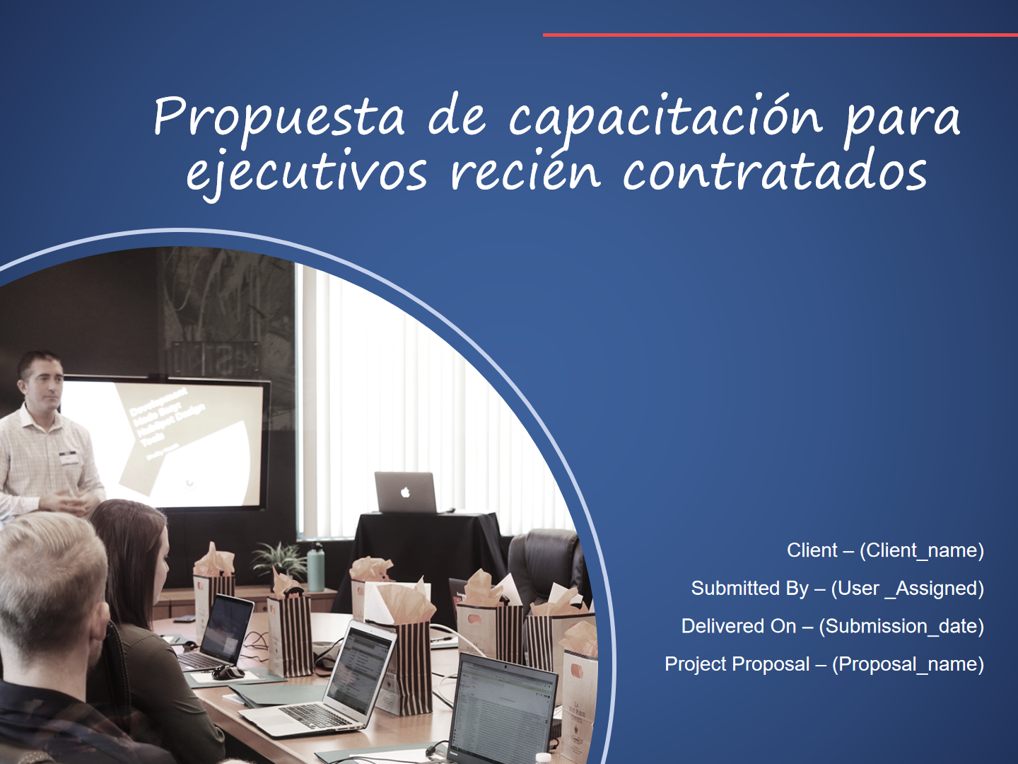 Propuesta de capacitaci&oacute;n para ejecutivos reci&eacute;n contratados