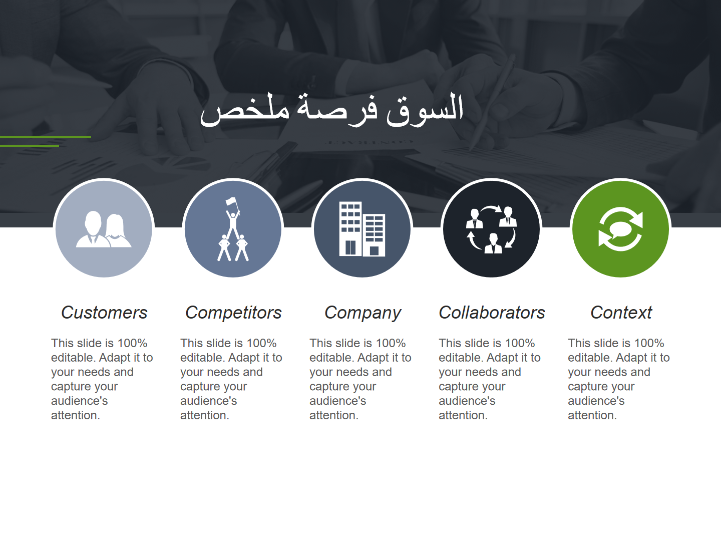 ملخص فرصة السوق ملخص فرصة السوق