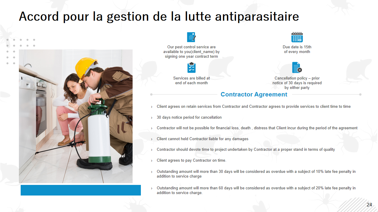 Accord pour la gestion de la lutte antiparasitaire Accord pour la gestion de la lutte antiparasitaire