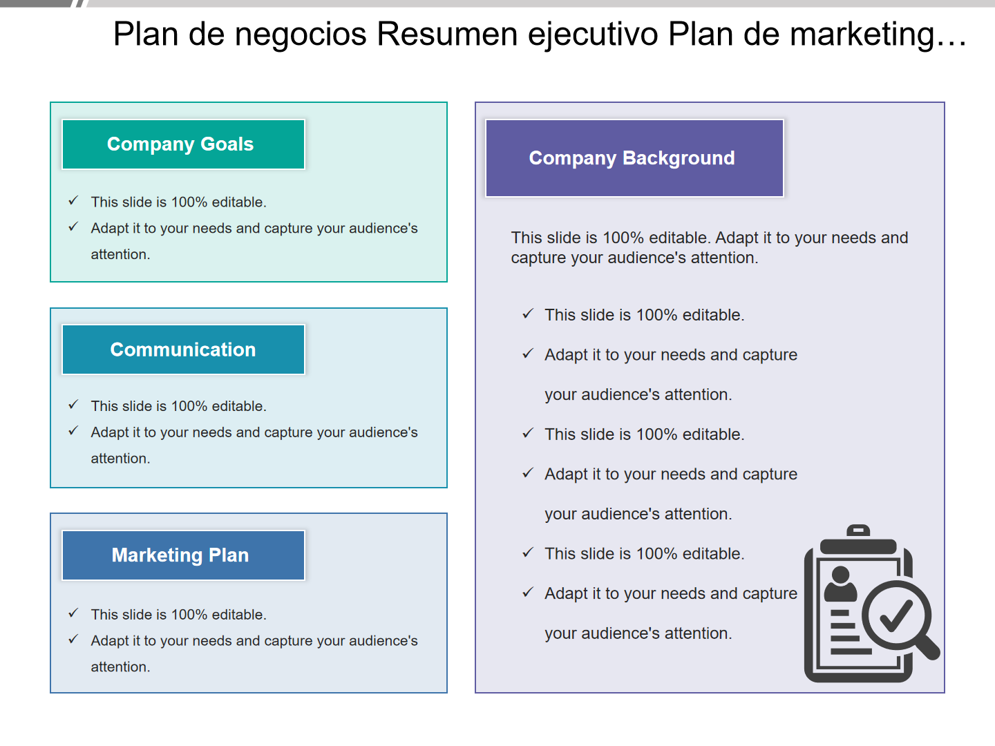 Plan de negocios Resumen ejecutivo Plan de marketing… Plan de negocios Resumen ejecutivo Plan de marketing…