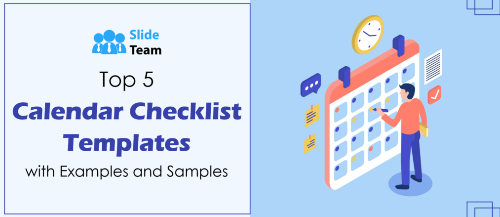 Top 5 Calendar Checklist Templates with Examples and Samples