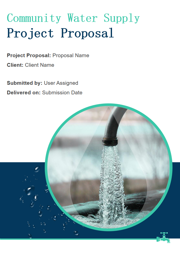 Community Water Supply Project Proposal