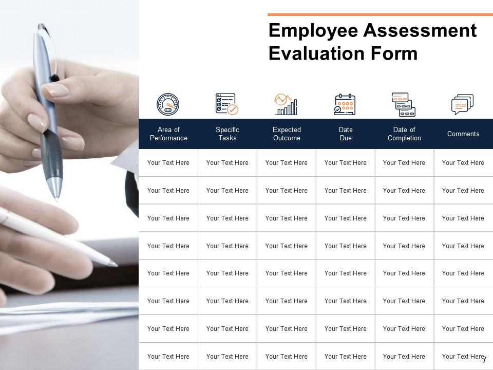 Employee Assessment Evaluation Form