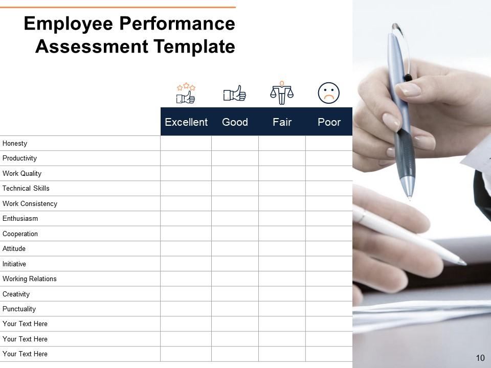 Employee Performance Assessment Form