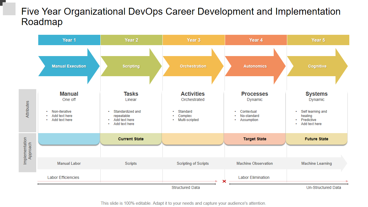 Five Year Organizational DevOps Career Development and Implementation Roadmap