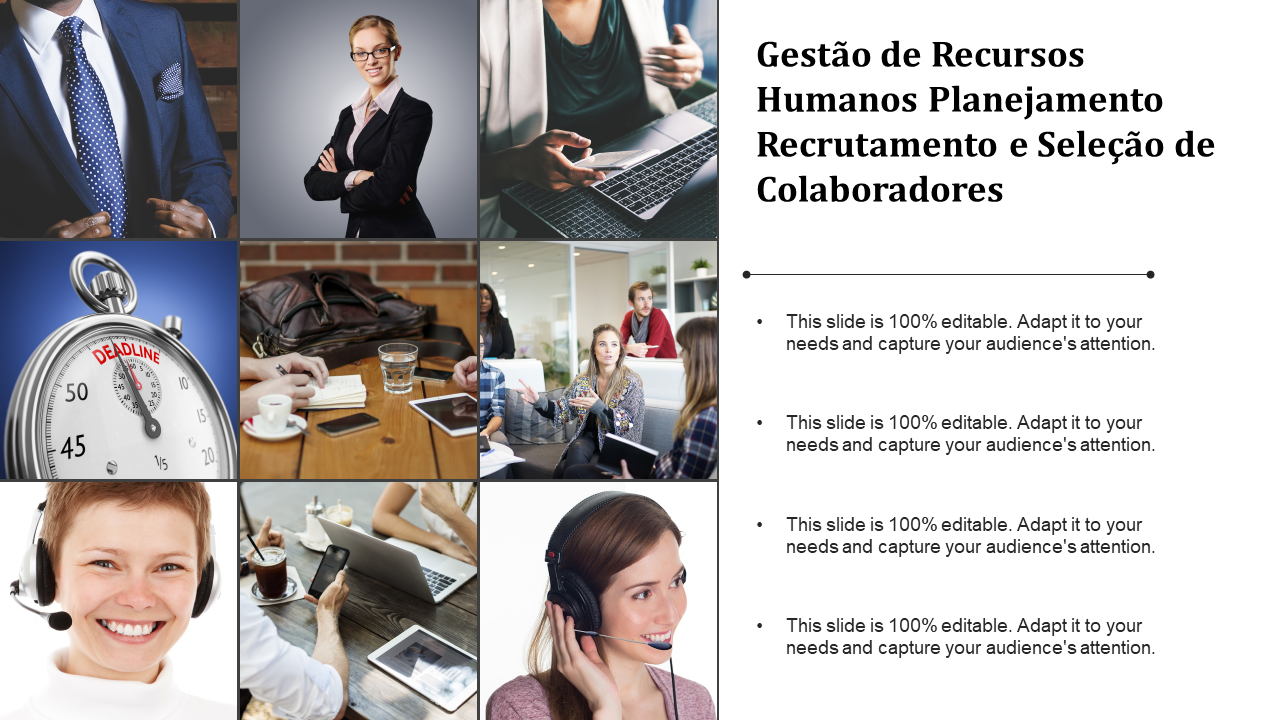 Gest&atilde;o de Recursos Humanos Planejamento Recrutamento e Sele&ccedil;&atilde;o de Colaboradores 
