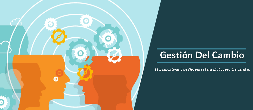 11 diapositivas de PowerPoint sobre gestión de cambios para una transición exitosa