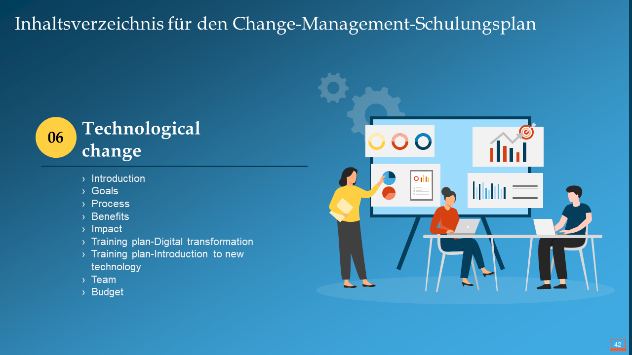 Inhaltsverzeichnis für den Change-Management-Schulungsplan Inhaltsverzeichnis für den Change-Management-Schulungsplan