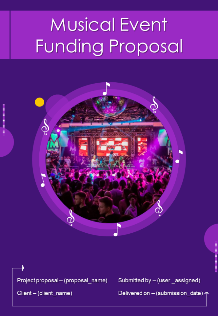Musical Event Funding Proposal Template