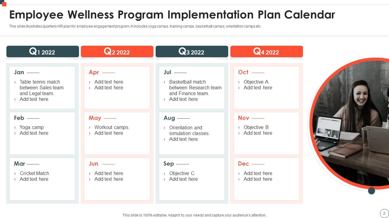 Employee Wellness Program Implementation Plan Calendar Employee Wellness Program Implementation Plan Calendar